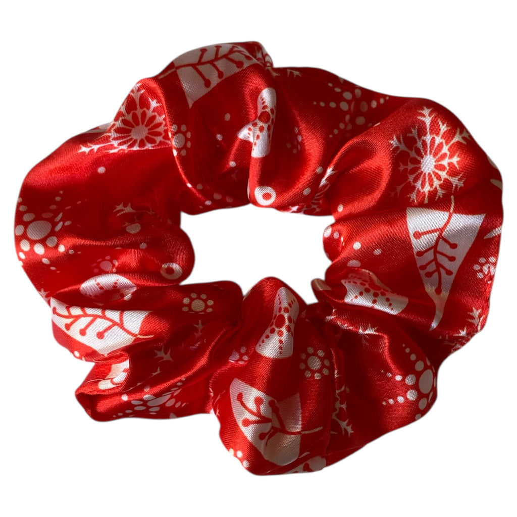 #Chouchou en Satin Rouge  | ÉLÉGANCE# - #UNIQUE SCRUNCHEE#