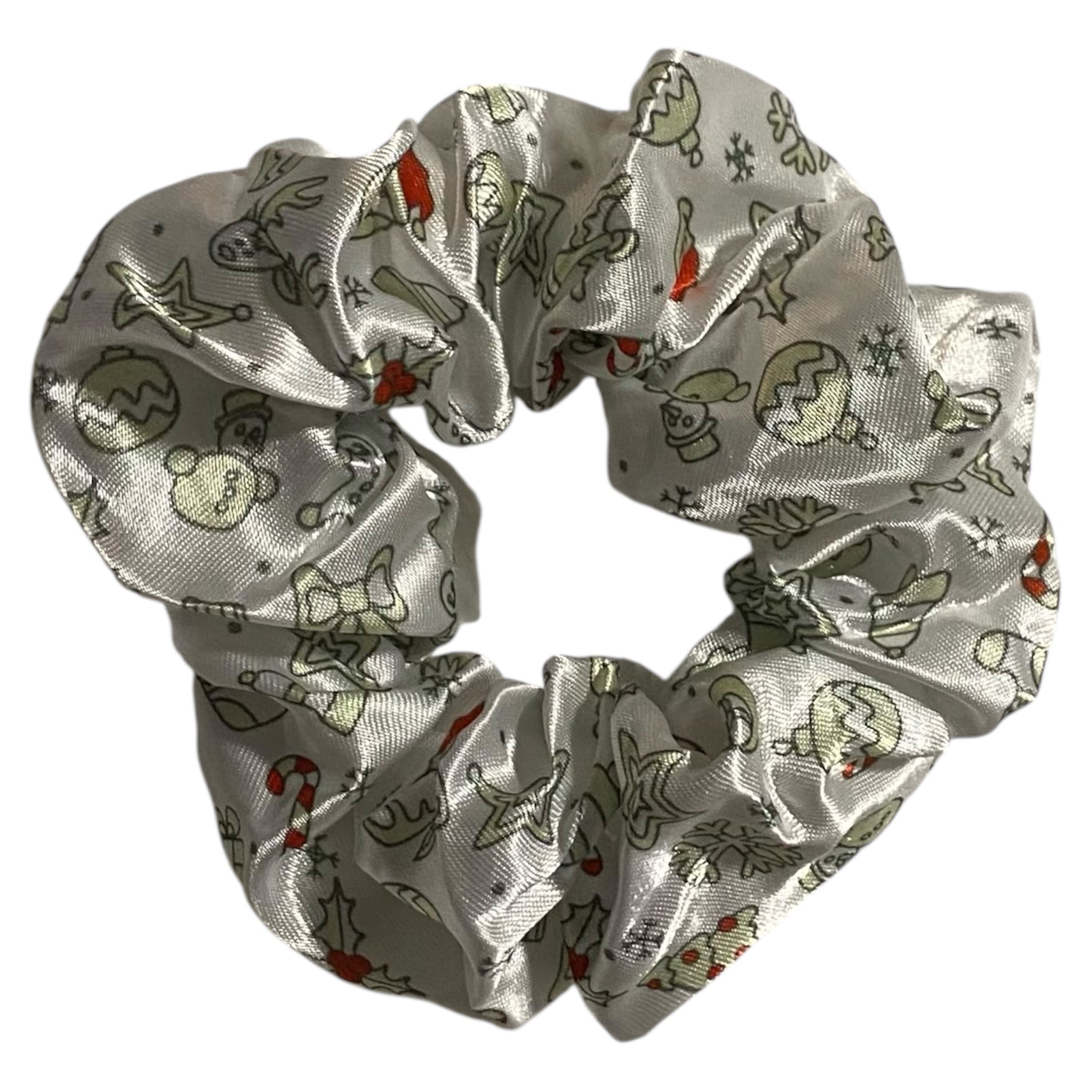 #Chouchou en Satin | BONHOMME DE NEIGE# - #UNIQUE SCRUNCHEE#