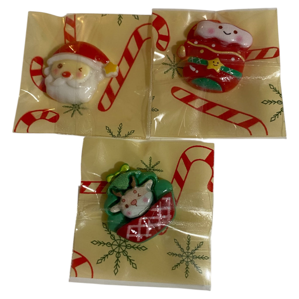 #Lot de 3 Aimants de Noël – Décoration# - #UNIQUE SCRUNCHEE#