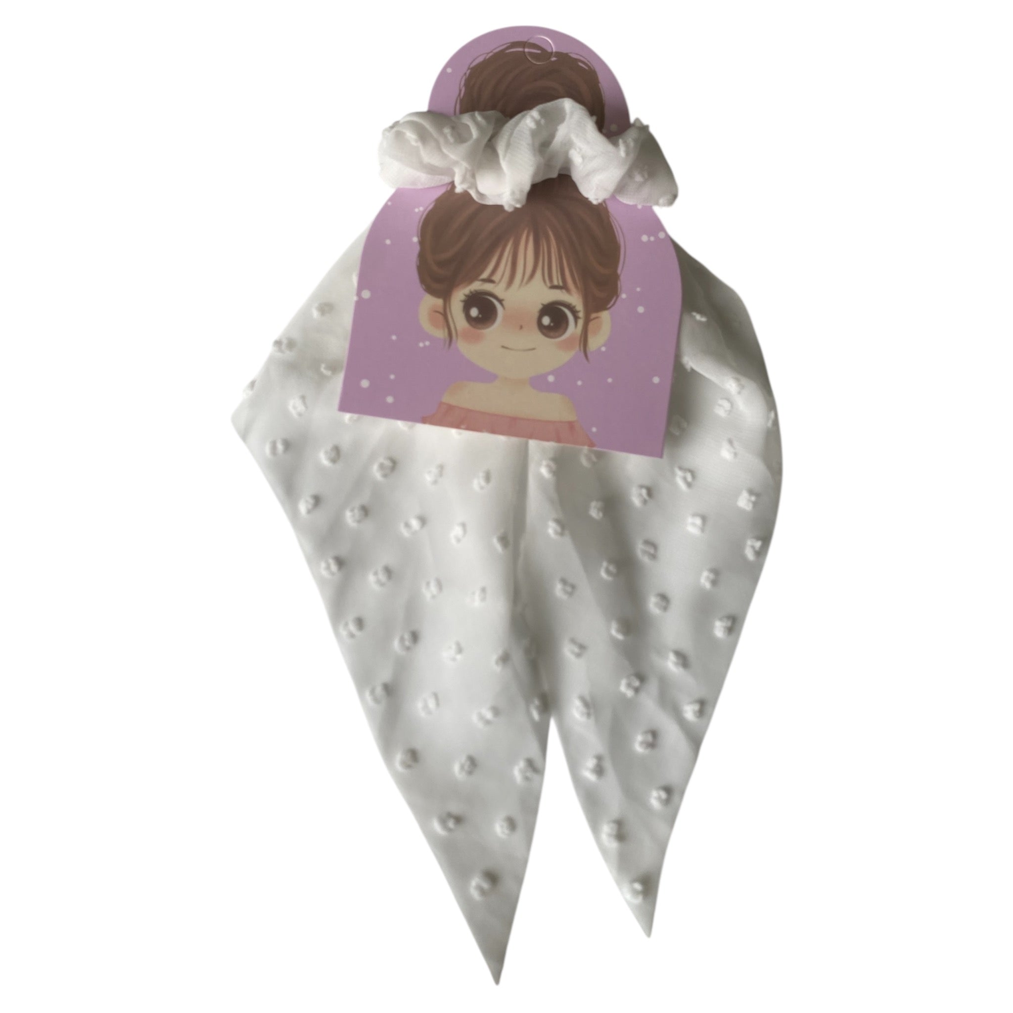 #Foulchie Blanc | ÉLÉGANCE INTEMPORELLE# - #UNIQUE SCRUNCHEE#