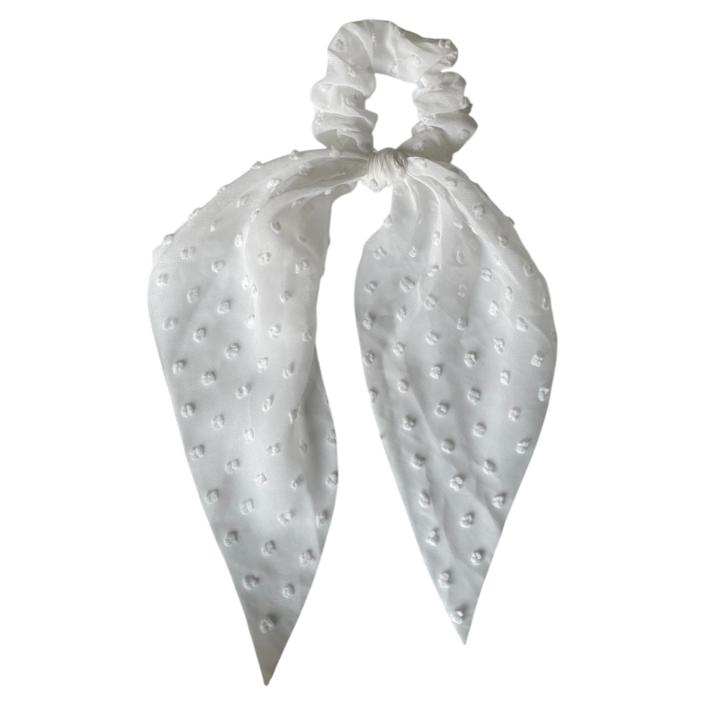 #Foulchie Blanc | ÉLÉGANCE INTEMPORELLE# - #UNIQUE SCRUNCHEE#