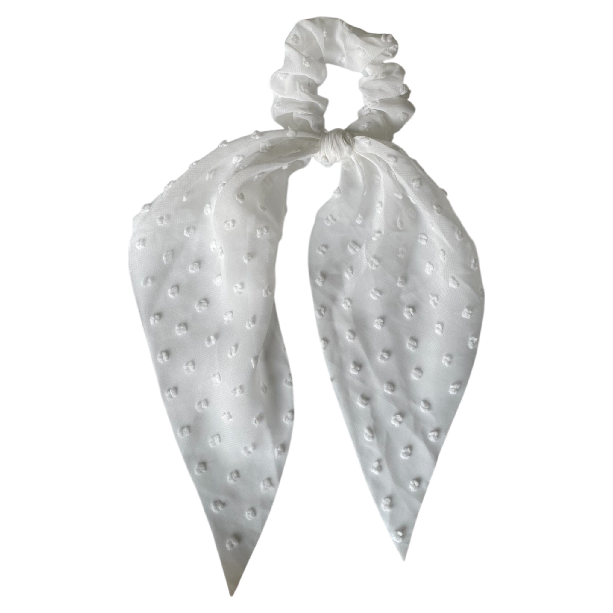 #Foulchie Blanc | ÉLÉGANCE INTEMPORELLE# - #UNIQUE SCRUNCHEE#