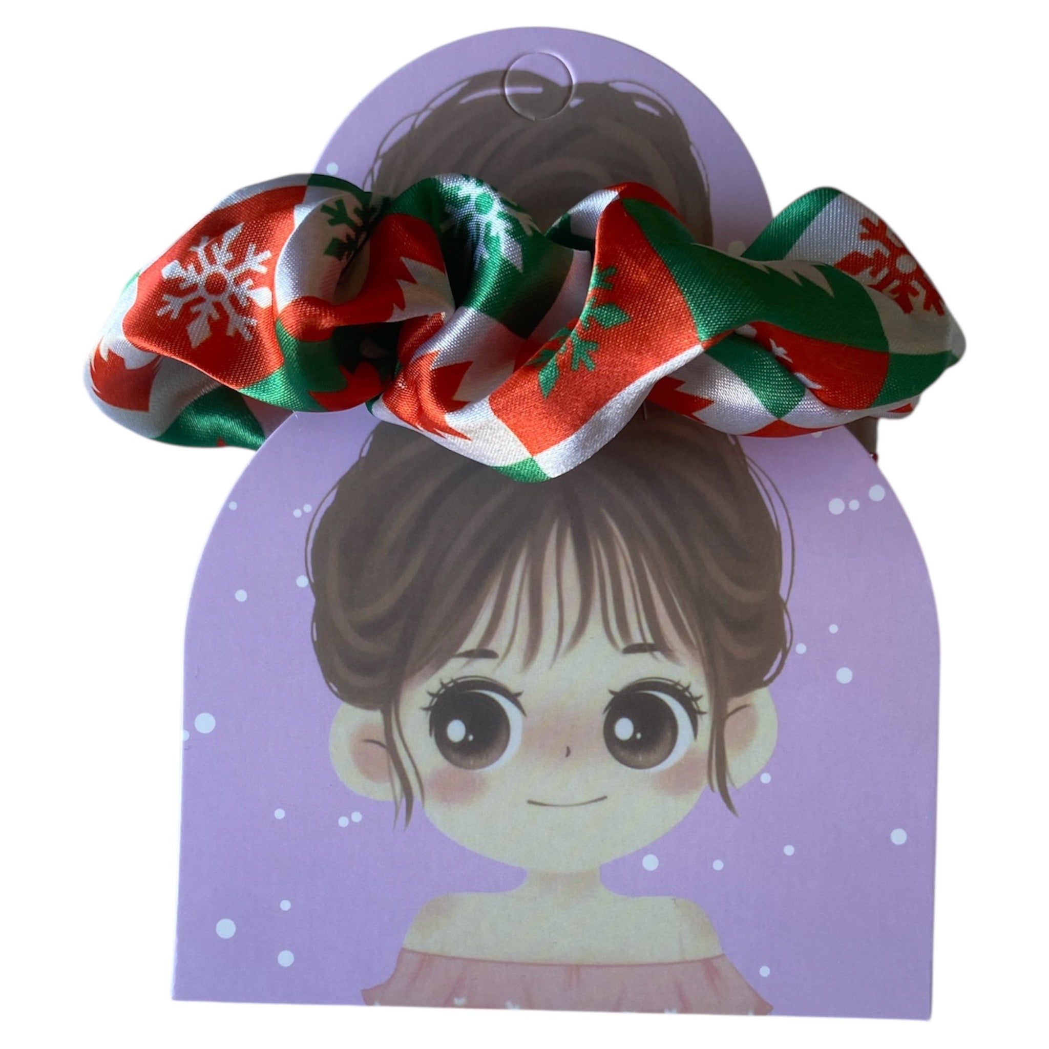 Chouchou en Satin | FLOCON DE NEIGE