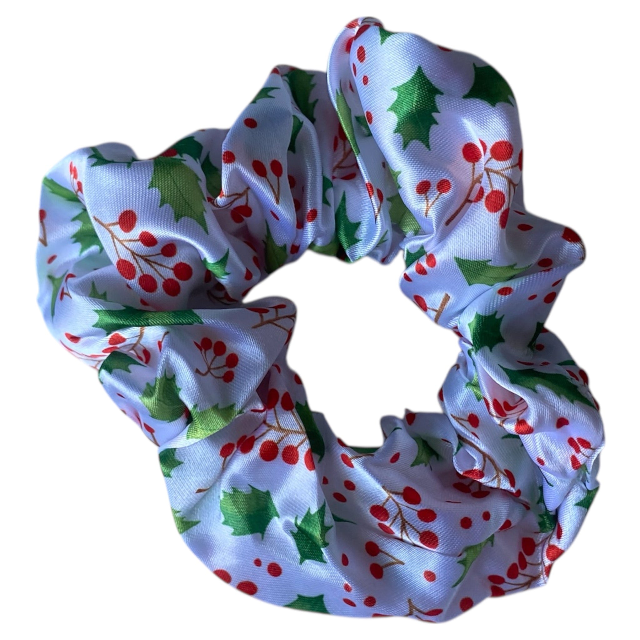 Chouchou en Satin | MOTIF FEUILLE