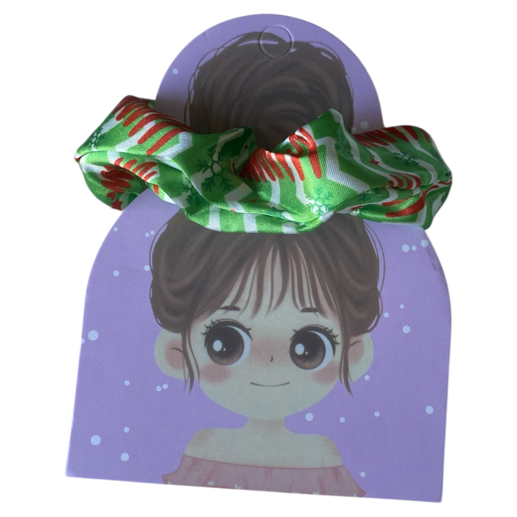 Chouchou en Satin Vert | SAPIN