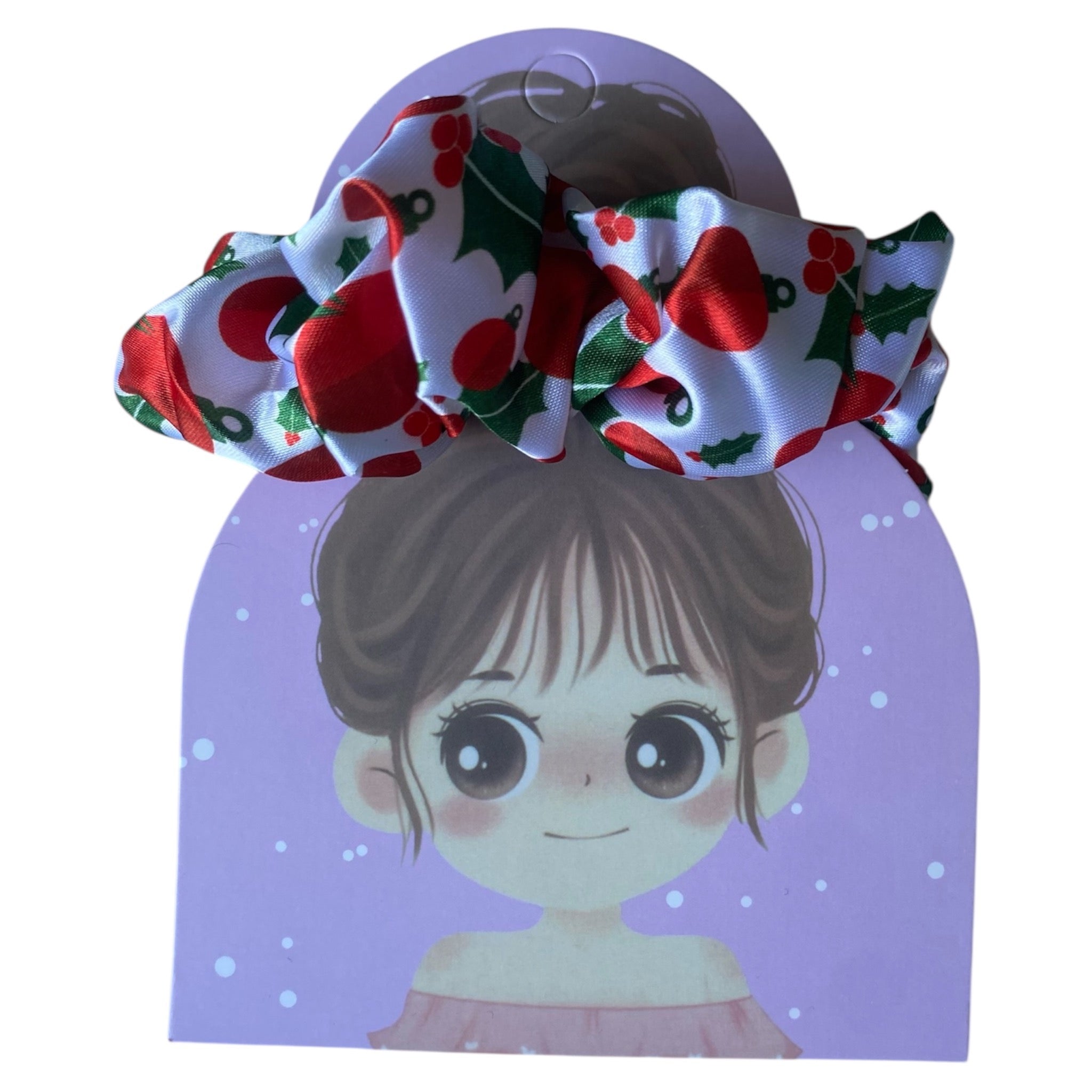 Chouchou en Satin | BOULE DE NEIGE